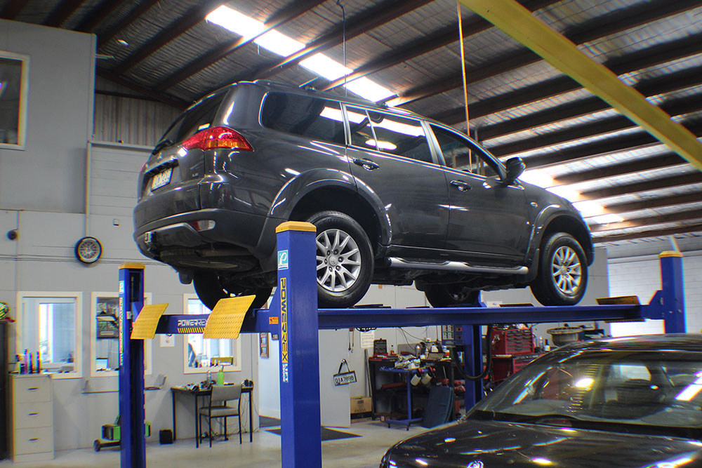 Mechanic performing a general mechanical repair